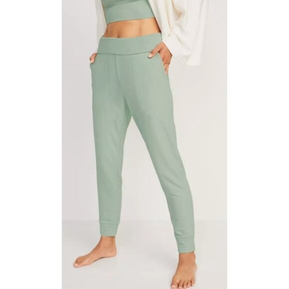 NEW Old Navy Live In Jogger Sweat Pants Pale Glass Sea Mist Green XL - Picture 3 of 8